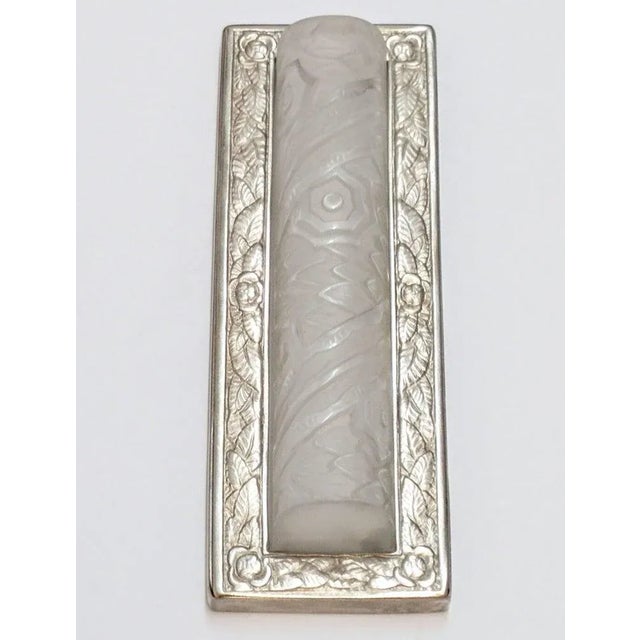 French Art Deco Chandelier by Schneider For Sale - Image 10 of 11