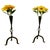 Black Gothic Candle Sticks in Wrought Iron, 1960, Set of 2 For Sale - Image 8 of 8