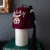 1960s Masonic Shriner Hillah Fez of Burgundy Wool Sequins and Tassel For Sale - Image 5 of 18