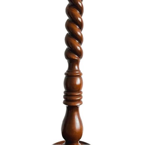 1960s Mid-Century French Turned Barley Wooden Plant Stand, 1960s For Sale - Image 5 of 7