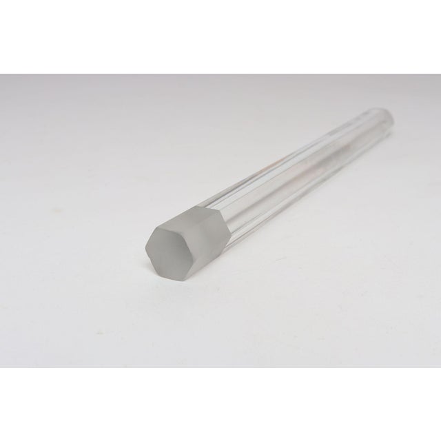 Vintage Oversized Crystal Pencil Sculpture For Sale In New York - Image 6 of 12