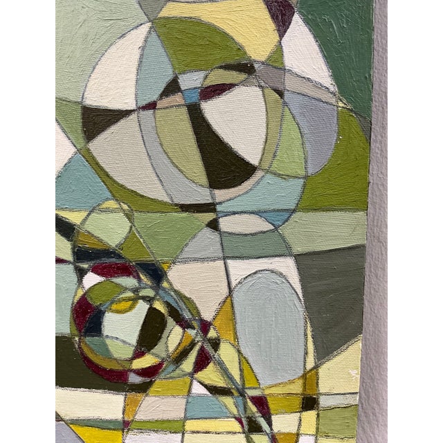Small Abstract Acrylic on Canvas Painting by H. Carrol For Sale - Image 9 of 12