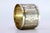 Silver Napkin Ring with Top Guilloche Bands and Floral Motifs Surrounding Monogram Card For Sale - Image 5 of 7