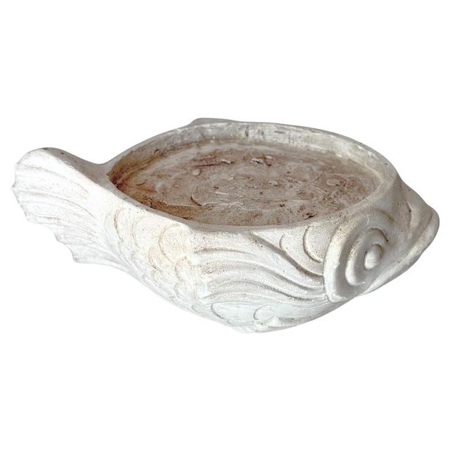 Large Vintage French Plaster Jardinière, 1930s For Sale - Image 3 of 15