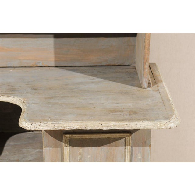 Wood Early 19th Century Swedish Painted Skap Cabinet For Sale - Image 7 of 7