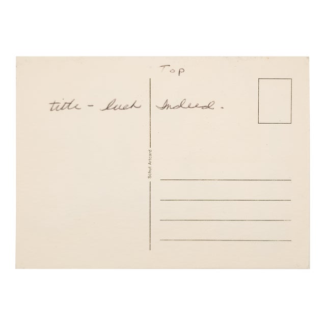 Ink Blue Luck Indeed - Eva Bouzard-Hui, C. 1990s For Sale - Image 8 of 10