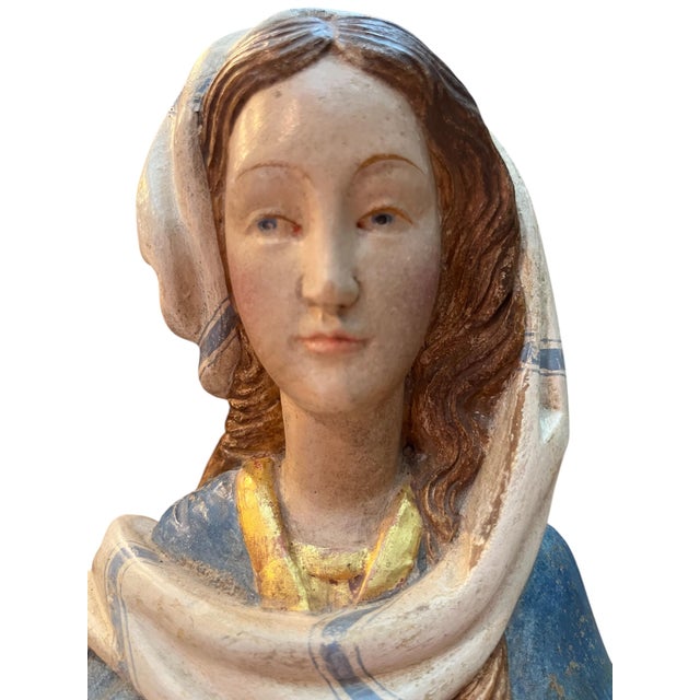 Mid 19th Century Madonna of Mercy in Her Protective Cloak For Sale In San Antonio - Image 6 of 11