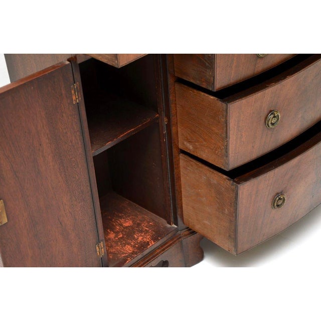 Small Antique Georgian Breakfront Sideboard, 1900s For Sale - Image 4 of 13