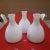 Contemporary White Glass Vases For Sale - Image 4 of 4