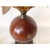 Vintage Hollywood Regency Dice and Gilt Metal Palm Tree Candlestick Table Lamp For Sale In New Orleans - Image 6 of 9
