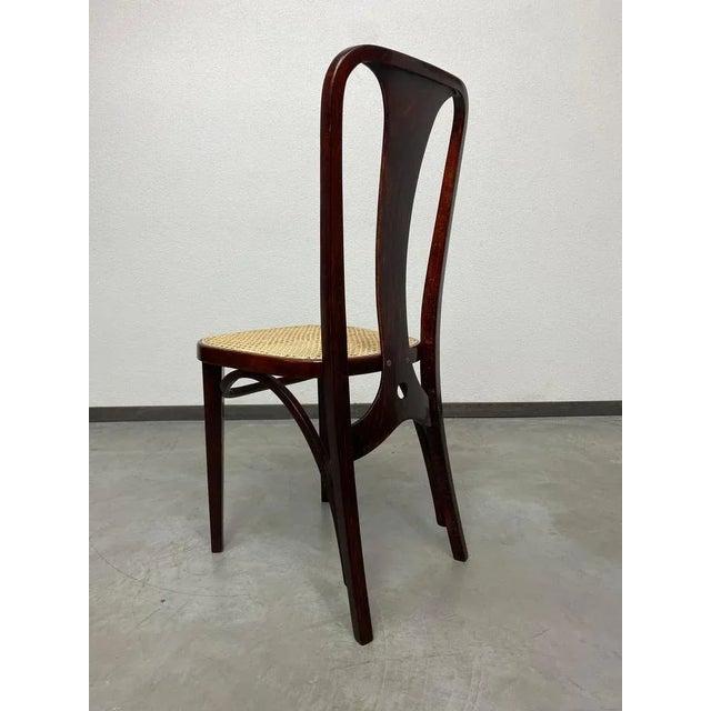 Secession Dining Room Chair by Otto Prutscher for Thonet, 1890s For Sale - Image 9 of 14