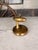 Metal Modern Brass Candelabra Wall Sconce Pair For Sale - Image 7 of 7