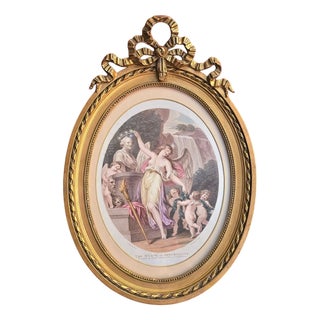 Giovanni Battista Cipriani, the Nymph of Immortality, 1800s, Paper, Framed For Sale