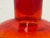 Italian Hand Blown Fire Orange Glass Decanter For Sale - Image 10 of 12