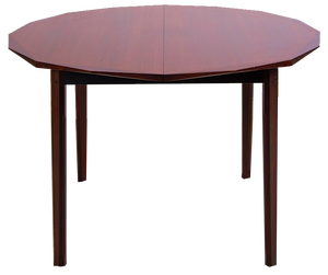 Italian Extendable Rosewood Table, 1960s