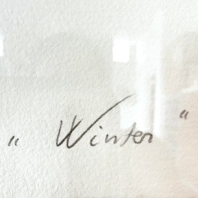 Leentje Linders, Winter, 1989, Relief Print For Sale - Image 10 of 11