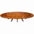 Large Burr Walnut Extending Oval Dining Table, 1950 For Sale - Image 12 of 12