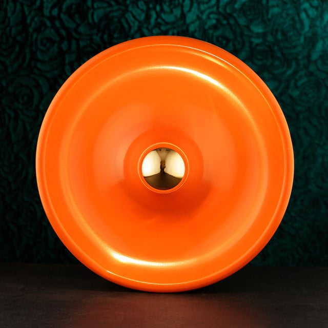 Mid-Century Modern German Orange Waterdrop Wall or Ceiling Lamp from Holländer, 1960s For Sale - Image 3 of 12