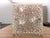 Square Textured Clear Glass Ceiling or Wall Flush Mount, 1960s For Sale - Image 6 of 8