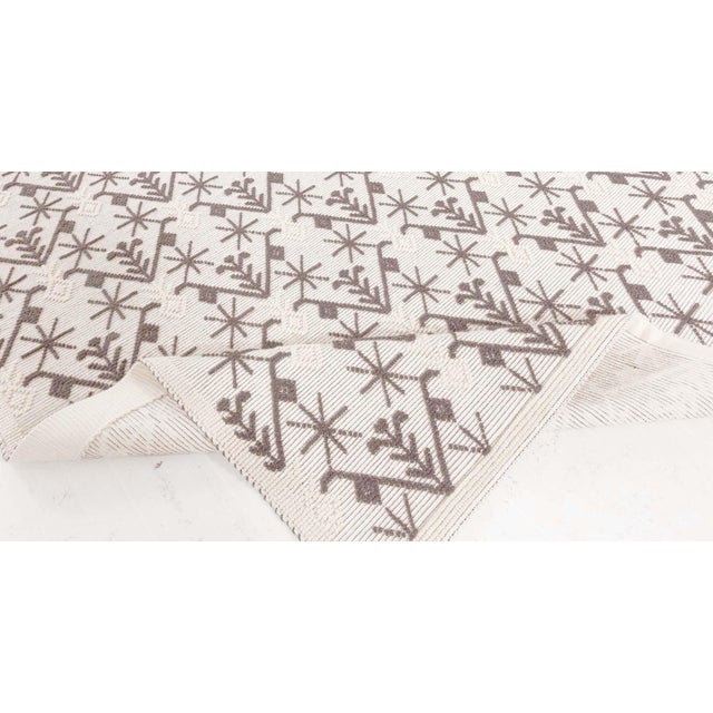 Textile Contemporary High Low Flat Weave Sardinian Rug by Doris Leslie Blau For Sale - Image 7 of 8