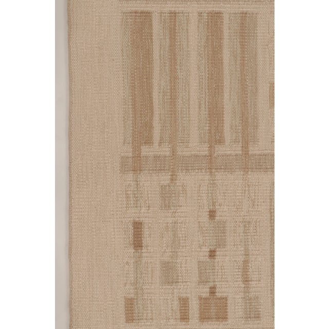 2020s Contemporary Art Deco Style Geometric Wool Kilim by Rug & Kilim, India For Sale - Image 5 of 11