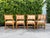 Wood Vintage Elephant Bamboo Dining Chairs, Set of 4 For Sale - Image 7 of 10