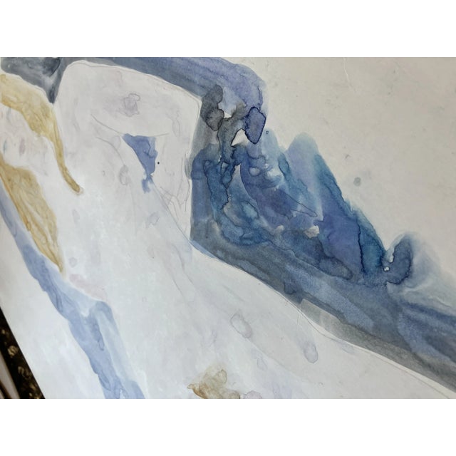 Alain Bonnefoit, Joséphine, 1969, Watercolor Drawing For Sale - Image 4 of 6