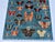 Denim Blue Butterfly Moth Pictorial Hand-Knotted Wool Rug - 4'11" X 6'6" For Sale - Image 6 of 10
