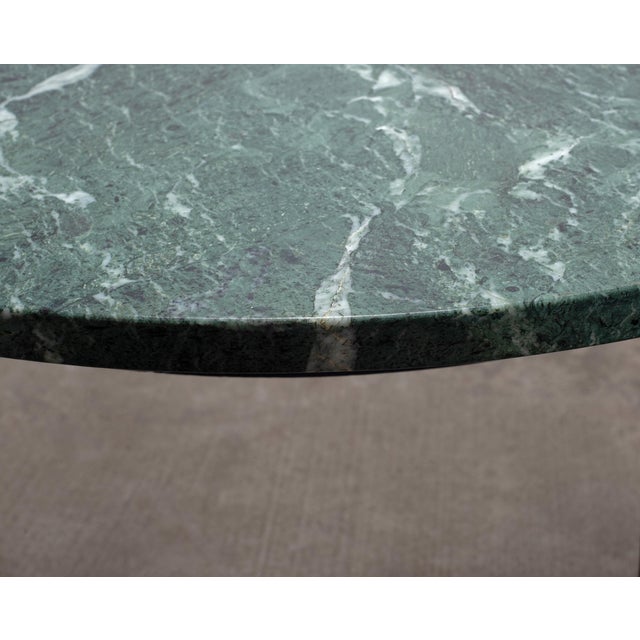 Italian Verde Antico Marble Round Coffee or Cocktail Table For Sale - Image 14 of 18