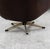 1960s Mid Century Danish Modern Lounge Chair Swivel Brown Leather Tufted Denmark MCM For Sale - Image 9 of 12