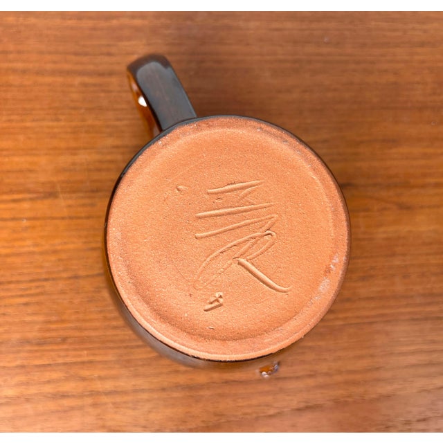 Mid-Century Modern German Studio Pottery Jug Vase by Siegfried Gramann for Töpferhof Römhild, 1960s For Sale - Image 15 of 16