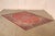 Persian Hand Knotted Persian Style Vintage Wool Area Rug Red Field Floral Medallion For Sale - Image 3 of 18