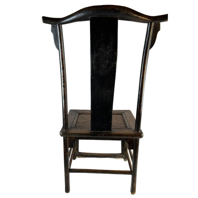 Chinese Antique Ming Dynasty Style High Back Chair For Sale - Image 4 of 13