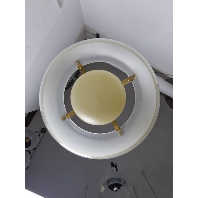 Artemide Large Omega Pendant in Polished Brass by Vico Magistretti for Artemide, 1960s For Sale - Image 4 of 11