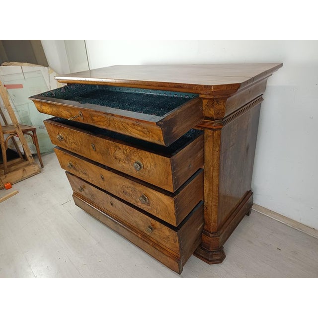 Antique Louis Philippe Chest of Drawers For Sale - Image 9 of 18
