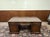 English Chesterfield Desk in Walnut and Leather For Sale - Image 4 of 18