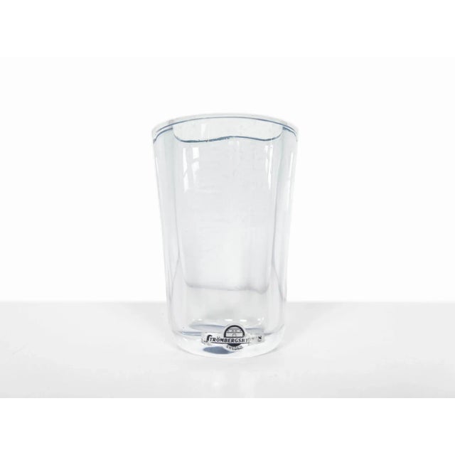 Small Swedish Crystal Vase by Strombergshyttan For Sale - Image 11 of 11