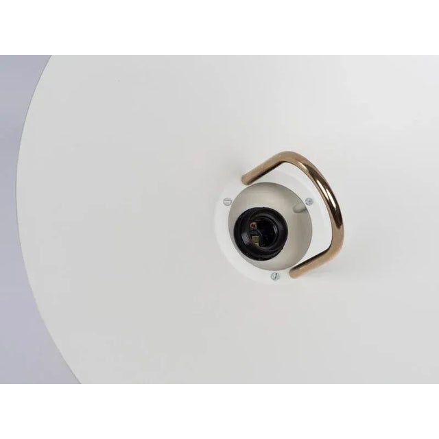 Metal Vintage Danish Lamp, 1970s For Sale - Image 7 of 8