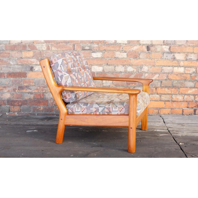1970s Vintage Danish Teak Lounge Chair, 1970s For Sale - Image 5 of 12