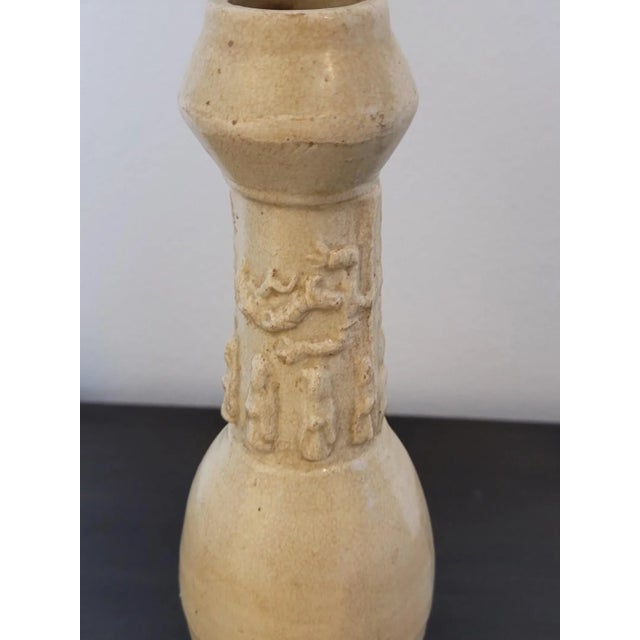19th Century Antique Chinese Qingbai Ware Song Dynasty Style Funerary Urn For Sale - Image 5 of 12