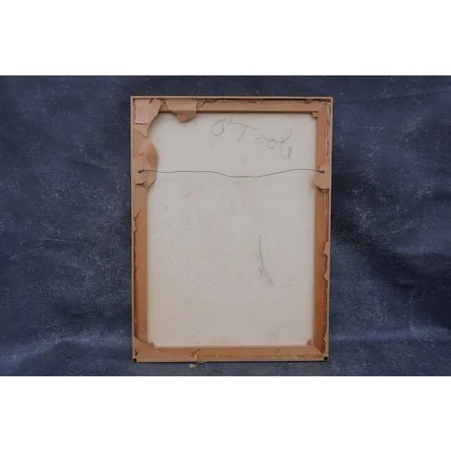 Wood Vintage Patsy O'Toole Modern Still Life Oil Painting on Canvas For Sale - Image 7 of 7