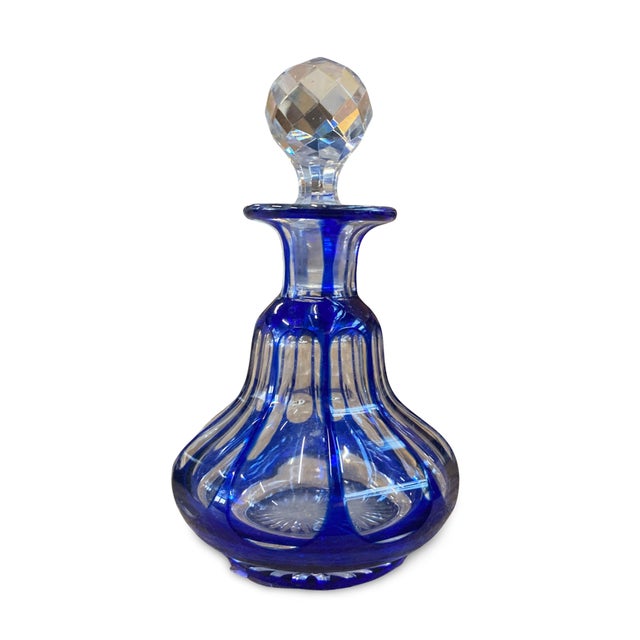 Bohemian Crystal Bottle from Baccarat, 1870 For Sale - Image 3 of 12