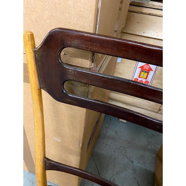 Wood Vintage Dining Chairs Set of 3 For Sale - Image 7 of 13