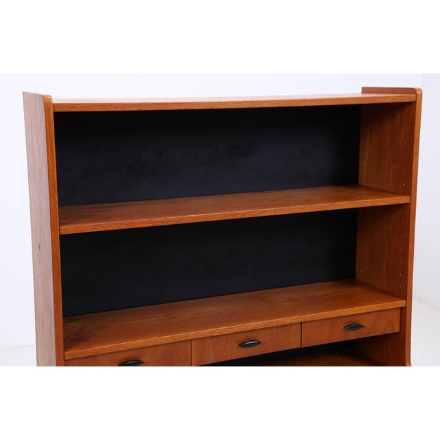 Mid-Century Teak Bookcase with Secretary For Sale - Image 6 of 18