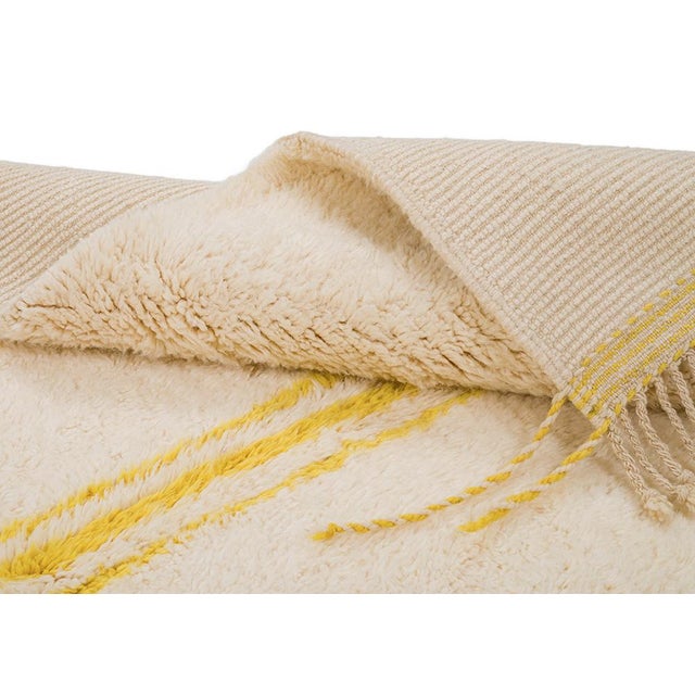 Hand-Knotted Wool Rug by Azele Studio For Sale - Image 6 of 10