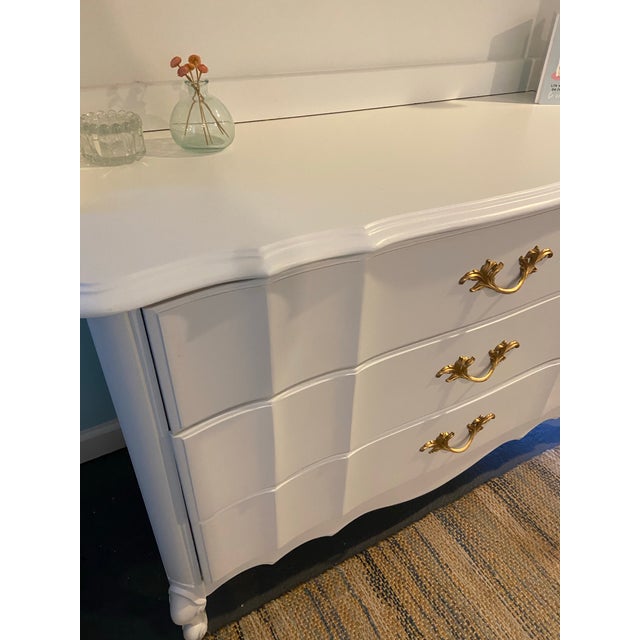 Details: This is a beautiful sturdy French Provisional Dresser with removable bookshelf. This piece of art from the 1970’s...