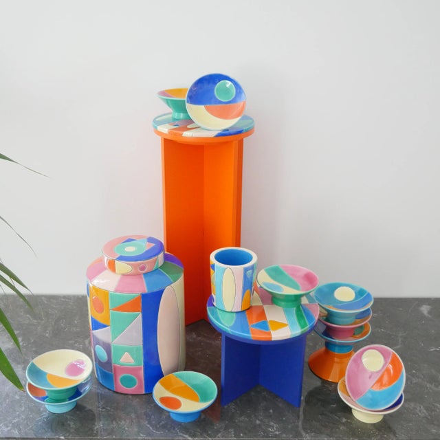 Cup Art Décool Emaux de Longwy - Model October by Nicolas Lequeux For Sale - Image 6 of 8