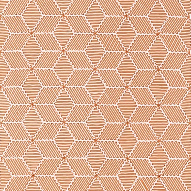 Harlequin Cupola Fabric in Paprika For Sale