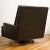 Black Leather Reclining Lounge Chair With Ottoman Designed by Milo Baughman for James Inc Articulate Seating For Sale In Philadelphia - Image 6 of 8