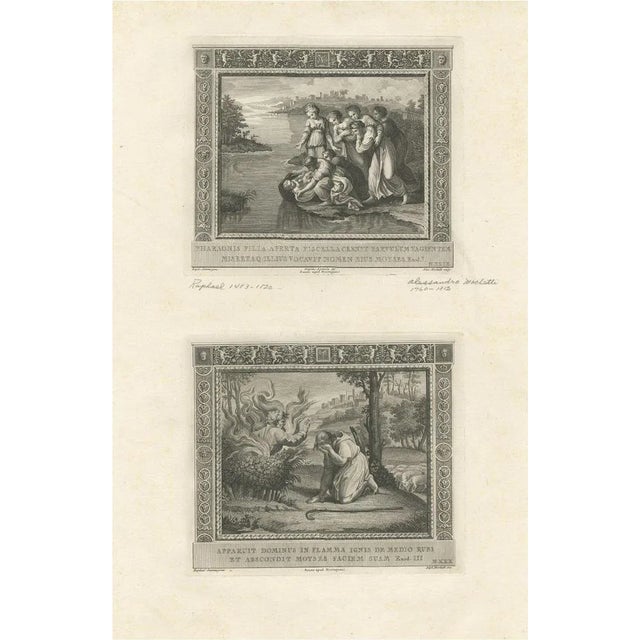 A. Mochetti, The Nativity of Christ & Pharaohs Dream, 1850, Paper For Sale